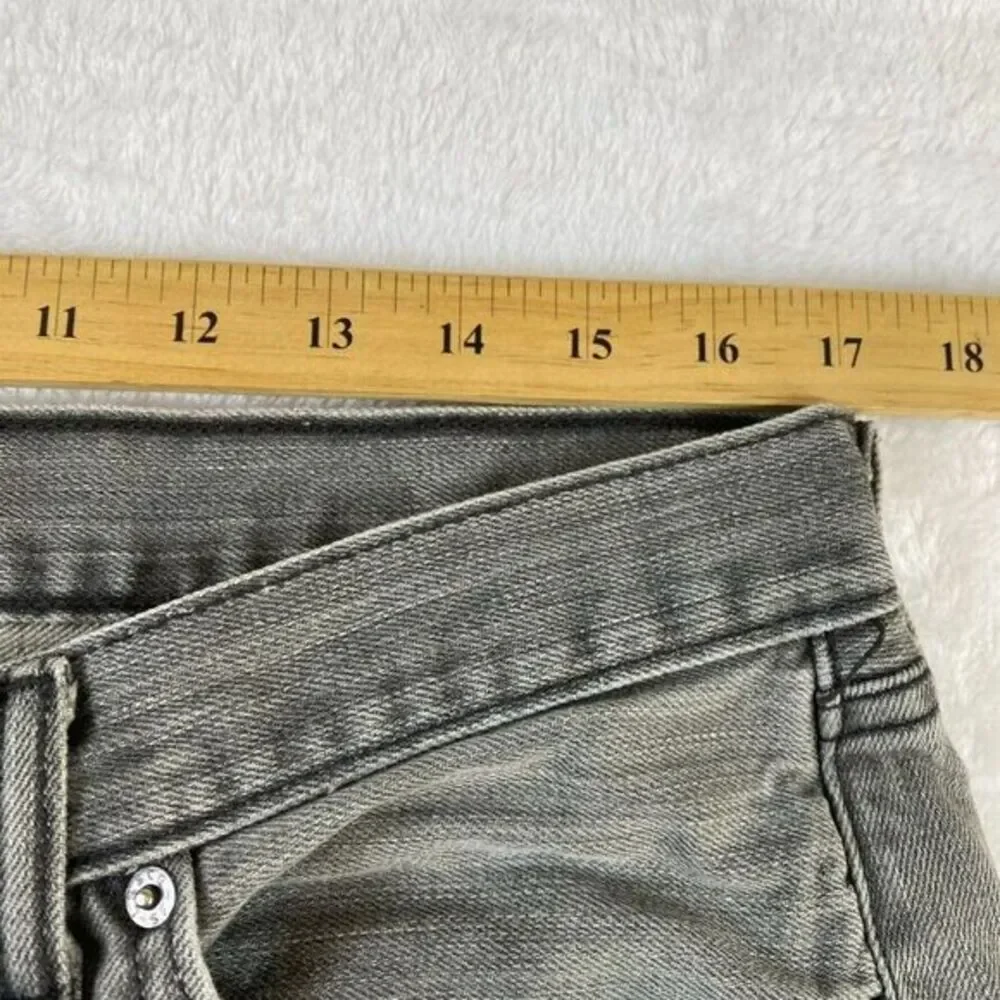 Levi's 501 Jeans Men's 36x 30 Sz Grey Button Fly Grey Straight‎ Leg Classic - Picture 8 of 14